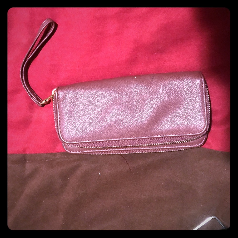 Purple wallet from Target